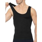 Korse Atlet Erkek – Jinekomasti Desteği, Göbek Toparlayıcı, Duruş Destekleyici | Elilom YUKKA (Siyah, 2XL)
