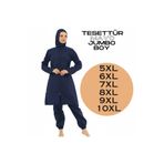 korsefabrika trend mood store TAM KAPALI BATTAL BEDEN SU TUTMAYAN PARAŞÜT KUMAŞ 4 PARÇALI KADIN TESETTÜR MAYO TAKIM