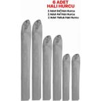 Koru Tekstil 6 Adet Gri Halı Hurcu Polyester Kumaş Dokuması 16 x 20 x 29 cm Koruyucu Ambalaj