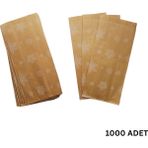 Körüklü Kraft Kese Kağıdı, Kar Tanesi Desenli Şamua Hediye, Ambalaj&gıda Poşeti, 15X33 Cm, 1000 Adet