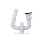 KÖRÜKLÜ LAVABO SİFONU 1. KALİTE PASLANMAZ