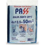Koruma 4x12.5 m Kalın Örtü 50 Metrekare Naylon