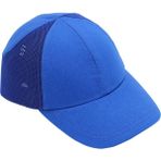Koruyucu Darbe Emici Top Kep Şapka Baret - Mavi