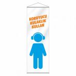 Koruyucu Kulaklık Kırlangıç Flama 50x150
