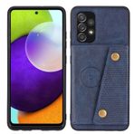 Koruyucu Vaka Samsung Galaxy ile Uyumlu Cüzdan Kılıfı A73 5G, Samsung Galaxy A73 ile uyumlu kart tutucu, çift manyetik toka ve dayanıklı şok geçirmez kapak ile deri kasa, araba ile uyumlu manyetik tel