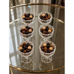 Kosava Kristal 6 Lı Kahve Yanı Cam Lokumluk - 0,50 ml