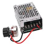 KOSDFOGE 10-210V PWM DC Motor Hız Kontrol Anahtarı, Aşırı Akım Korumalı Hafif ve Taşınabilir DC Motor Hız Regülatörü - AC 220V Giriş Voltaj Aralığı