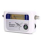KOSDFOGE DVB T Dijital TV Sinyali Yıldız Bulucu, Mini Sinyal Bulucu Dijital Anten Karasal TV Anteni Sinyal Gücü Ölçer Dedektörü Alıcı