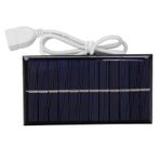 KOSDFOGE Mini Güneş Paneli Kiti 1 W 6 V Solar Şarj Paneli Taşınabilir DIY Solar Charger Kurulu Cep Telefonu Için Güneş Pili Ev Aydınlatma, Güç Bankası, Kamp Fenerleri