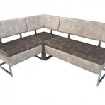 Köşe 12439 Takım Mutfak C Loca Model Metal Nikelaj Kaliteli Kumaş Döşem El Yapım