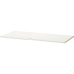 Köşe alt dolap rafı, beyaz, 128 cm