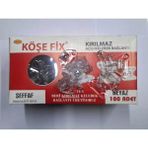 Köşe Fix Kırılmaz Açılı Kelebek Bağlantı Şeffaf 100 Adet