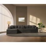 Köşe Koltuk Takımı Comfort Model L Koltuk Yataklı - Antrasit
