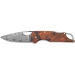 Köse Mehmet Damascus Çelik Çakı - 19 cm - Kırmızı