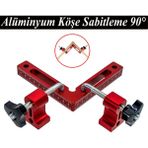 Köşe Sabitleme Gönye Aparatı 90° Derece Mengene Kıskaç Mandal El Tip İşkence Klips Hobi