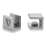 Köşeli Cam Raf Tutucu 10mm - 4 Adet