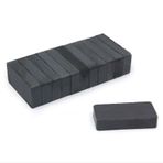 Köşeli Ferrit Kömür Seramik Magnet 40x20x10 Mıknatıs