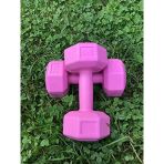 Köseli Vınyl Dambıl Seti, 2 Adet Ağırlık İle Fitness İçin İdeal