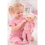 KoseToys Sunman Kız Bebek Sportif Açık Pembe Et Bebek 45 cm Sevimli Oyun Arkadaşı