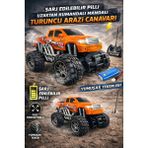 KoseToys Uzaktan Kumandalı Off Road Arazi Arabası 27 Mhz / 4x2 / Turuncu
