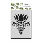 Kosida 15x20 cm Nilüferli Motif Stencil