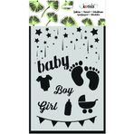 Kosida 20x30 cm Bebek Geliyor Stencil