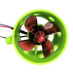 kosingna 1000KV Sualtı Fırçasız Motor Saat Yönünde 4 Bıçaklı Pervaneler ile 12-24V Su Geçirmez Elektrik Motoru Tahrik Motoru RC Yem Tekne Yuva Gemisi için