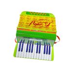 kosingna 24 tuşlu 12 baslı Akordeon ABS Malzeme Tokalı Müzik Aleti Yeni Başlayanlar İçin si Hafif Düğmeli Akordeon El-göz Koordinasyonu Sahne ı