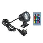 kosingna AC85-265V 10 W RGB LED Sualtı Işık Dalgıç Lamba Uzaktan Kumanda ile 16 Renk Değiştme Flaş/Strobe/Solmaya/Pürüzsüz 4 Işık Efektle IP65 Suya dayanıklı (en 1 m) Tasarım Havuz Akvaryum Göle