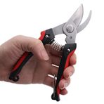 kosingna Bypass Budama Makası Paslanmaz Çelik Budama Makası Bahçe Kesme Aleti, Gül Çalıları, Patio Çim, Bonsai Otlar Bitkiler için Maksimum 1.96 inç Kesim Kalınlığı