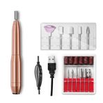 kosingna Elektrikli Tırnak Törpüsü Seti USB Manikür Kalemi Matkap Uçlu Tırnak Matkabı Peeling Taşlama Cilalama Tırnak Jeli Çıkarma Akrilik Tırnak Aletleri için Kum Bantları