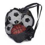 kosingna Futbol Çantaları Antrenörler İçin Büyük Kapasiteli Futbol Basketbol Örgü Çantası