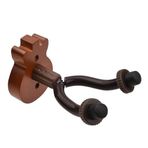 kosingna Gitar Montaj Askı Katı Ahşap Gitar Askı Duvar Kanca Tutucu Akustik Elektro Gitar Bas Ukulele için Metal Sabitleme Çubukları ile Standı