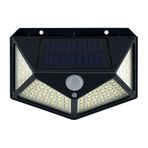 kosingna Güneş Enerjili Duvar Işığı Hareket Sensörü 100 LED Dış Mekan Su Geçirmez Solar LED Duvar Lambası Güneş Enerjili Peyzaj Yol Işıkları Çit için Otomatik Açma/Kapama Ön Kapı Kapısı Balkon Yard Ba