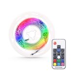 kosingna LED Bilgisayar sı Şerit Işık Esnek RGB Lamba Bant Diyot 5V Masa Ekranı TV Arka Plan Aydınlatması USB ile Çalışan Uzaktan Kumanda 1M