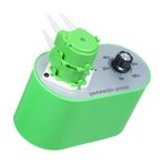 kosingna Peristaltik Pompa 15ml/dak-117ml/dak Ayarlanabilir Akış Hızı Gıda Sınıfı Platin Vulkanize Silikon Tüp 3mmx5mm DIY Akvaryum Laboratuvar Kimyasal Analiz Dozajlama Katkı Maddeleri için - Adaptör