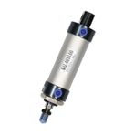 kosingna Pnömatik Hava Silindiri MAL 40mm Çap 100mm Strok Alüminyum Alaşımlı Vidalı Piston Kolu Çift Etkili Hava Silindiri