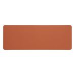 kosingna PU Masa Pedi Mouse Pad Dayanıklı ve Aşınmaya Dayanıklı Su Geçirmez Kumaş Hf Parmak İzi Önleyici Temizlemesi Kolay PU Malzeme Kahverengi