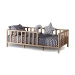 Köşk Mobilya Montessori Yatak Ahşap Yatak Çatısız Model 90x190 - 90 x 190 cm - Kahverengi