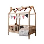 Köşk Mobilya Montessori Yatak Çatılı Model 90x190 - 90 x 190 cm