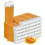 Kosmetex Sıcak Ağda Kartuşu Bal Roll-On, Tüy Dökücü Ağda, Sıcak Ağda, Epilasyon, Geniş, 100Ml (Bal, 24'Lü Paket)