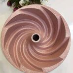 Kosova Rüzgar Gülü Fırfırlı Döküm Kek Kalıbı 26 cm Bronz