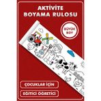 KOSS Dijital Çiftlik Temalı Çocuk Boyama Kağıdı 2,5 Metre Dev Aktivite Kağıdı Eğlenceli Çocuk Etkinlik Kağıdı - 1 - Beyaz