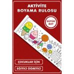 KOSS Dijital Doğum Günü Tatlıları Temalı Çocuk Boyama Kağıdı 2,5 Metre Dev Aktivite Kağıdı Eğlenceli Eğitici - 1 - Beyaz