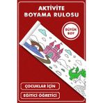 KOSS Dijital Masal Şatosu Prens Prenses Temalı Çocuk Boyama Kağıdı 2,5 Metre Dev Aktivite Kağıdı Eğitici - 1 - Beyaz