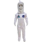 Kostüm Sarayı Astronot Kostümü Çocuk - Beyaz - 10 - 11 Yaş