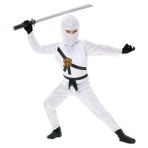 Kostüm Sarayı Ninja Kostümü - 4 - 5 Yaş - Beyaz