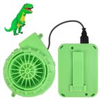 Kostüm Taraftarı Yeşil Mini Üfleme Fanı, Dinozor Şişirilebilir Kostüm, Şişirilebilir Kostüm, Fan Cadılar Bayramı, Noel Cosplay Şişirilebilir St Patrick Günü Kostümü Kıyafet Takımları
