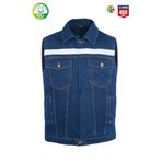 Kot İş Yeleği Myform 9128 Sona Denim 12 Ons Renk Mavi
