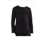 Kota 2005 Unisex Çocuk Termal Üst 2 Adet Siyah 13-14 Yaş